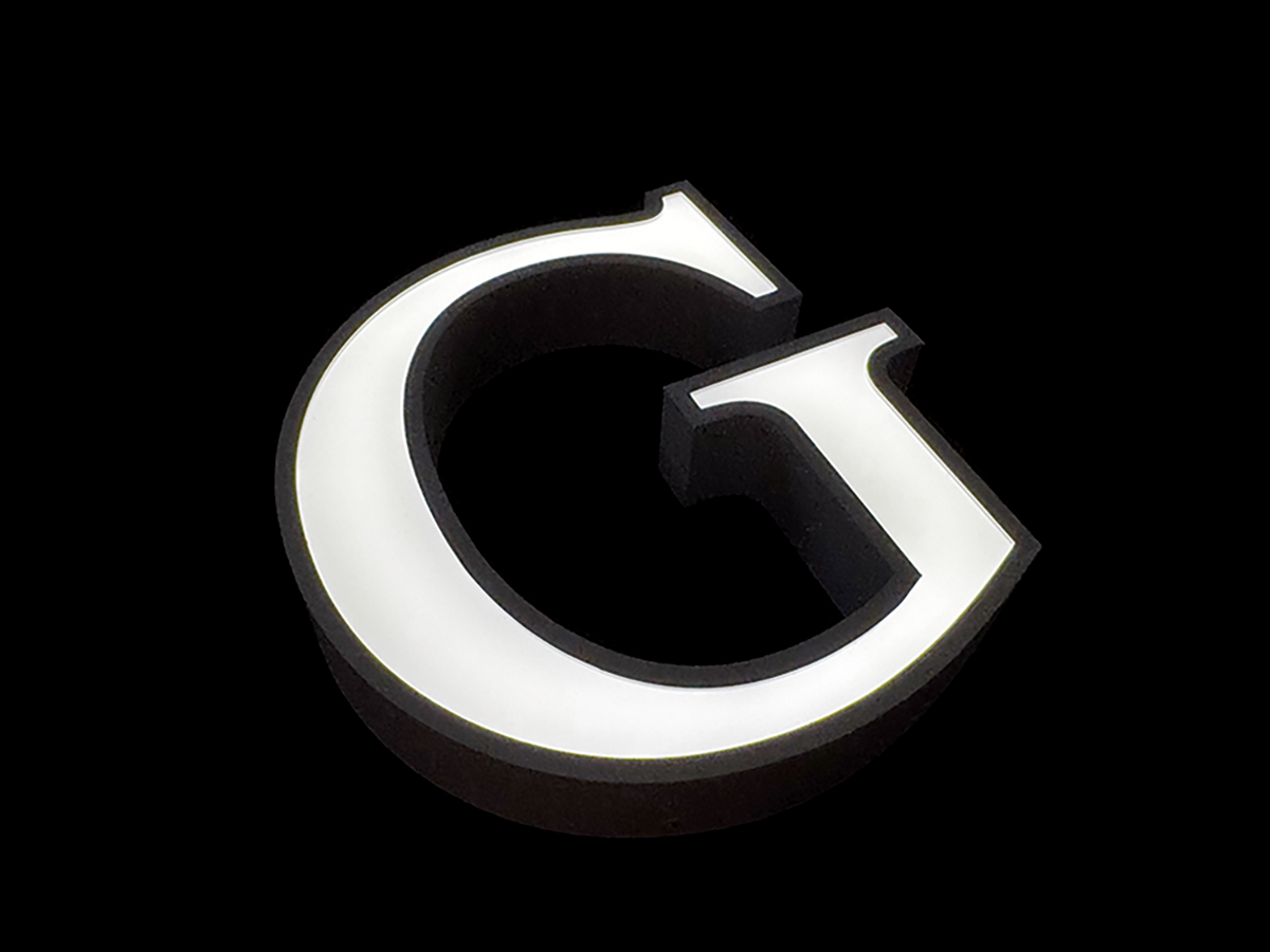 LEDチャンネル文字